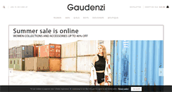 Desktop Screenshot of gaudenziboutique.com